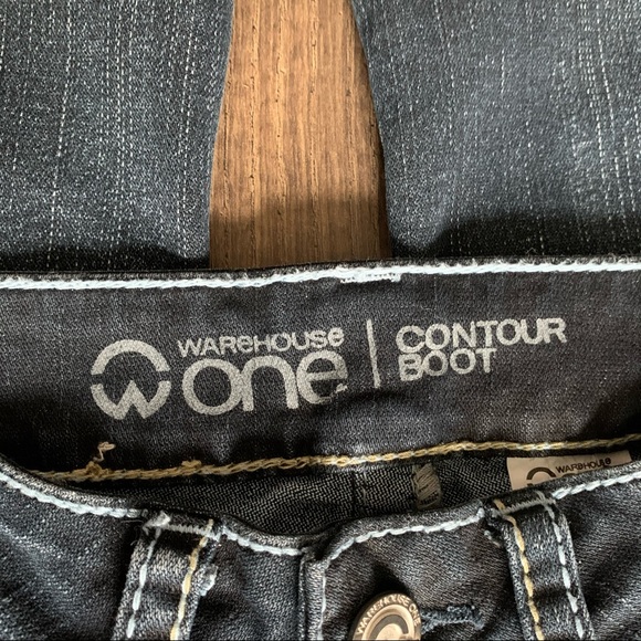 4/$65. NWT Warehouse One Contour Boot Dark Wash Ladies 25 - Picture 4 of 13